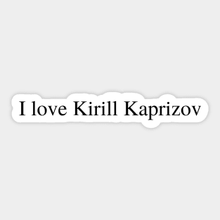 I love Kirill Kaprizov Sticker